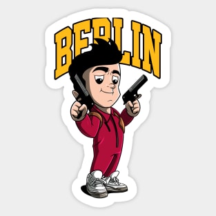 Berlin Money Heist Sticker